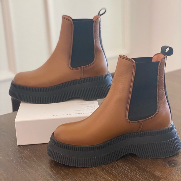 Ganni Chelsea Creeper Boots - Picture 2 of 4